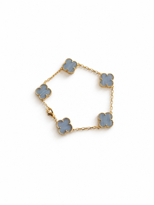 Bracelet -￼trefle lavande