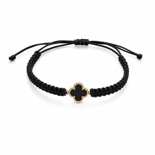 Braclet - tressé noir