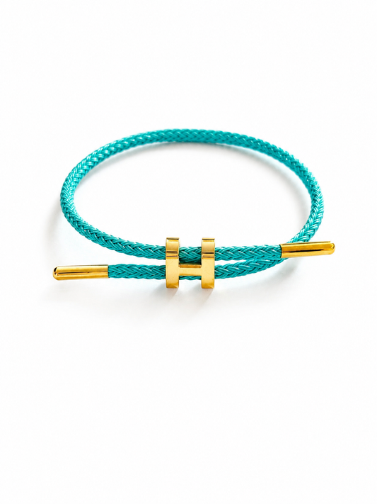 Bracelet- H bleu